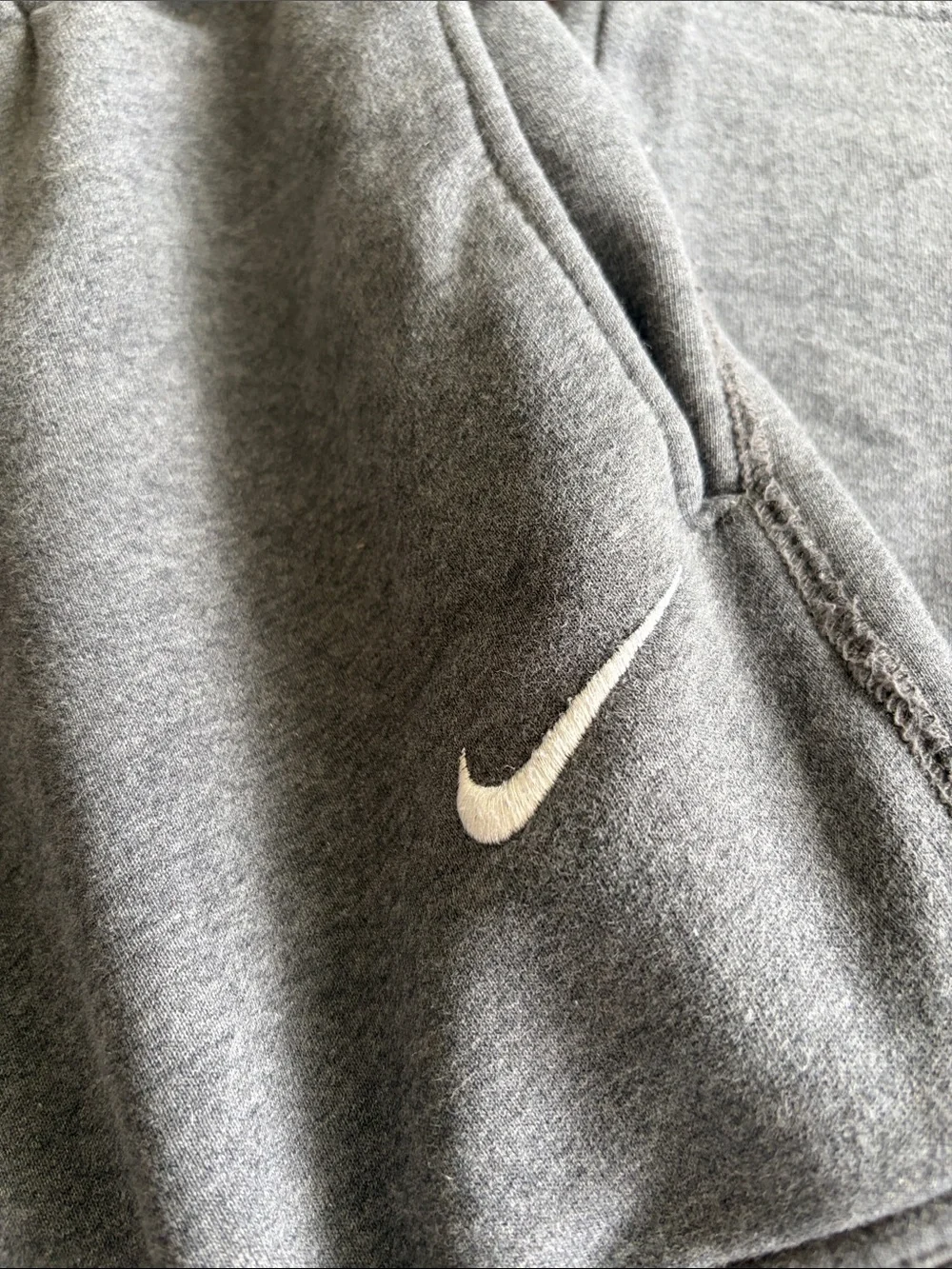 Nike Charcoal Gray Men's Cargo Sweatpants with Swoosh